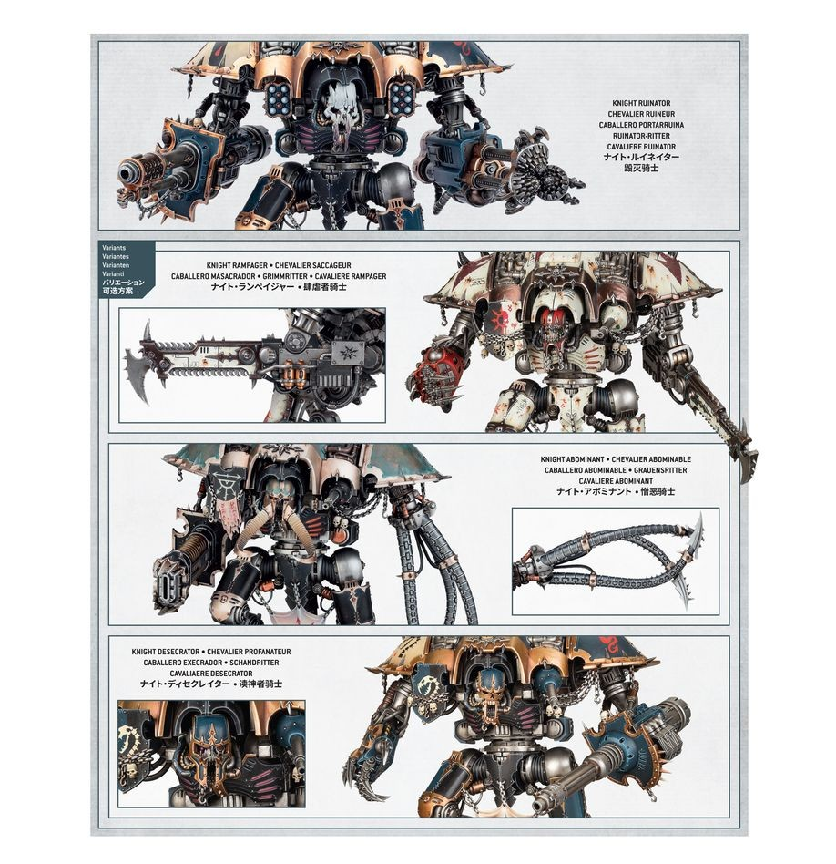 GW - Chaos Knights - Knight Ruinator | Board Miniatures Hobby Store